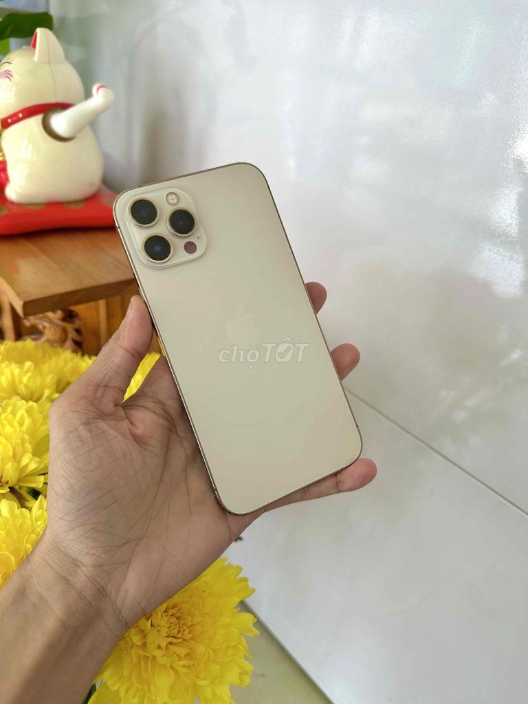 Apple iPhone 12 Pro Max 128GB Vàng. Mua bán Điện thoại tại Thành phố Long Xuyên An Giang được đăng bởi phong LX  hình 1