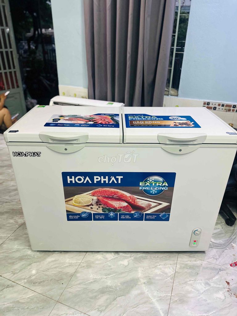 Tủ đông mát Hòa Phát 270 lít 2 chế độ Trắng. Mua bán Tủ lạnh tại Huyện Bình Chánh Tp Hồ Chí Minh được đăng bởi migiap hình 1