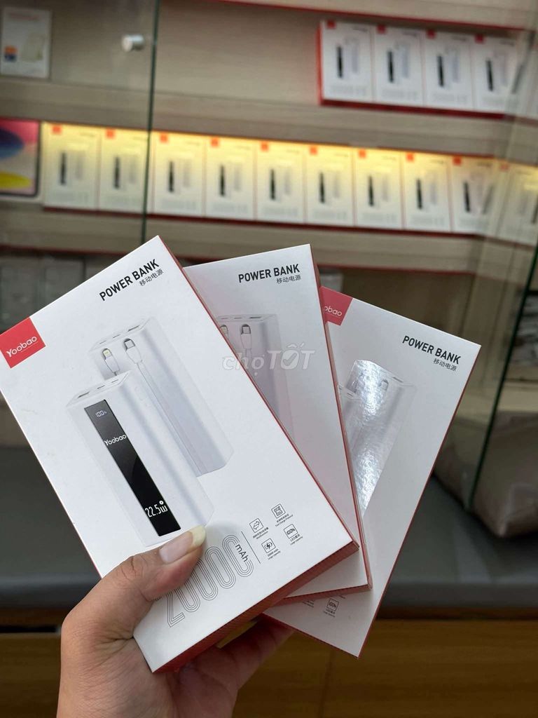 Sạc dự phòng Yoobao 20000mAh. Mua bán Phụ kiện (Màn hình, Chuột...) tại Thành phố Buôn Ma Thuột Đắk Lắk được đăng bởi Hoàng Thu Uyên hình 1