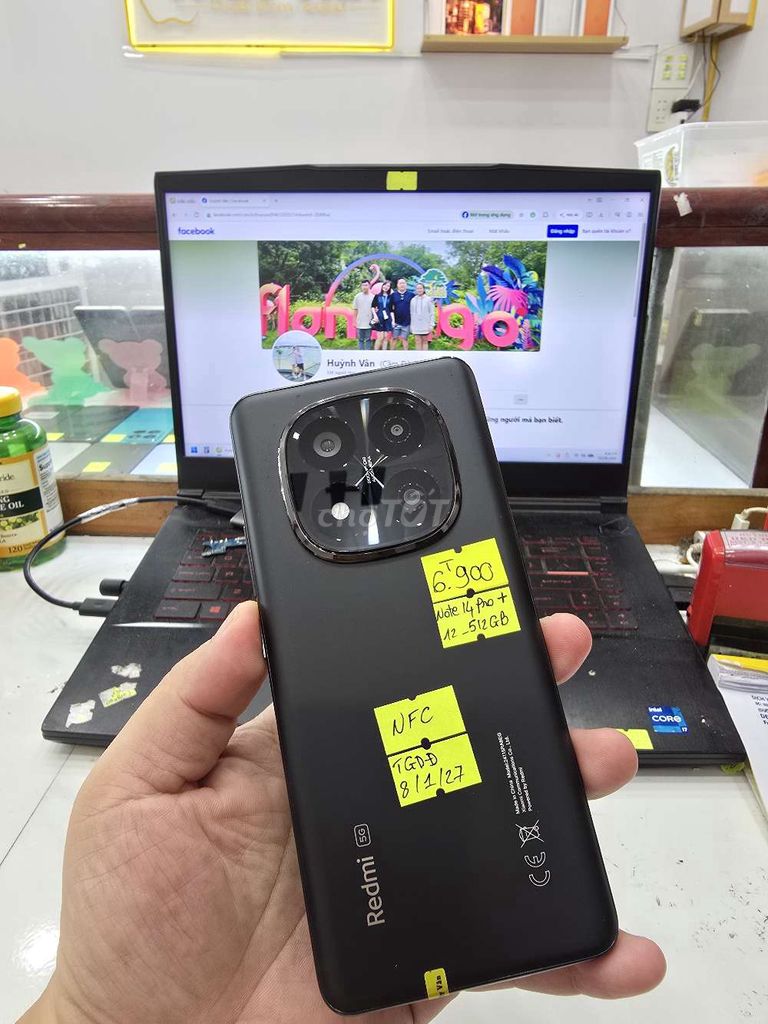Xiaomi Note 14 Pro+ 5G 12GB/512GB. Mua bán Điện thoại tại Thành phố Long Xuyên An Giang được đăng bởi Facebook Cầm Đồ Thúy Vân hình 1
