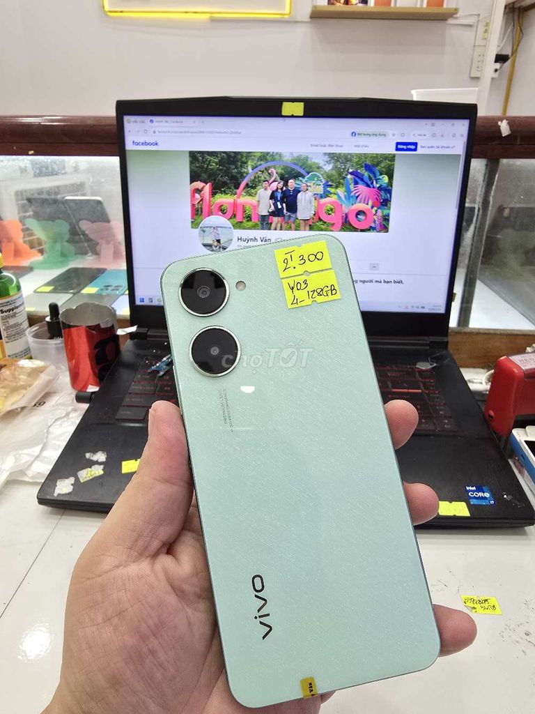 Vivo Y03 4GB 128GB . Mua bán Điện thoại tại Thành phố Long Xuyên An Giang được đăng bởi Facebook Cầm Đồ Thúy Vân hình 1