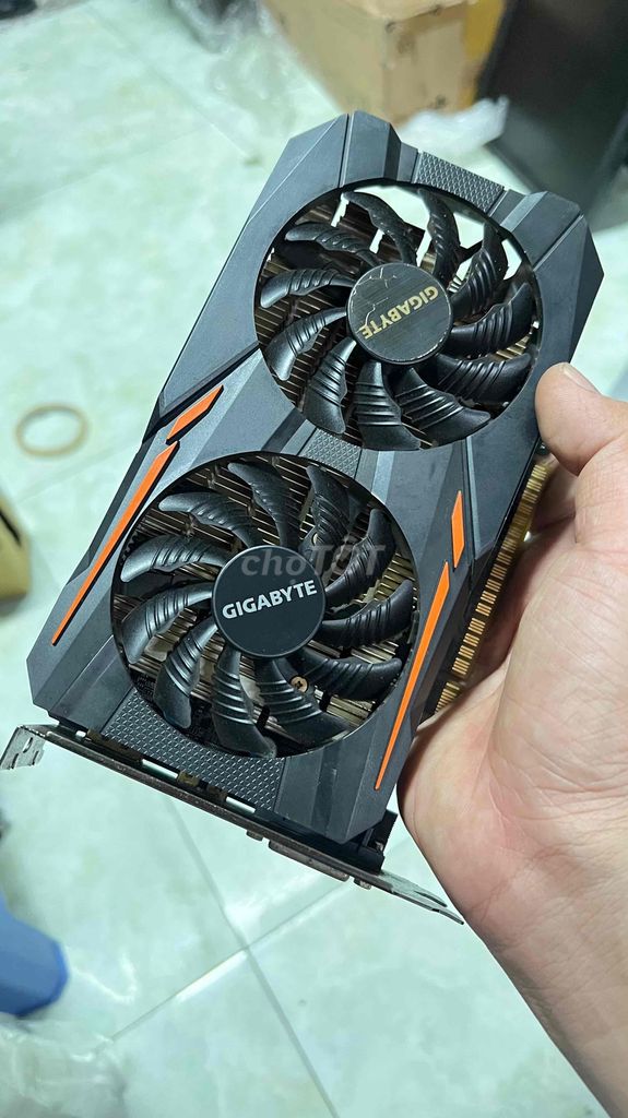 Gigabyte GTX 1050ti 4GD5 2Fan ko nguồn phụ