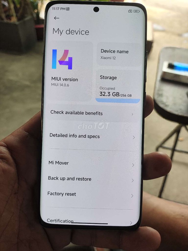Xiaomi 12 8/256 nguyên zin cần bán