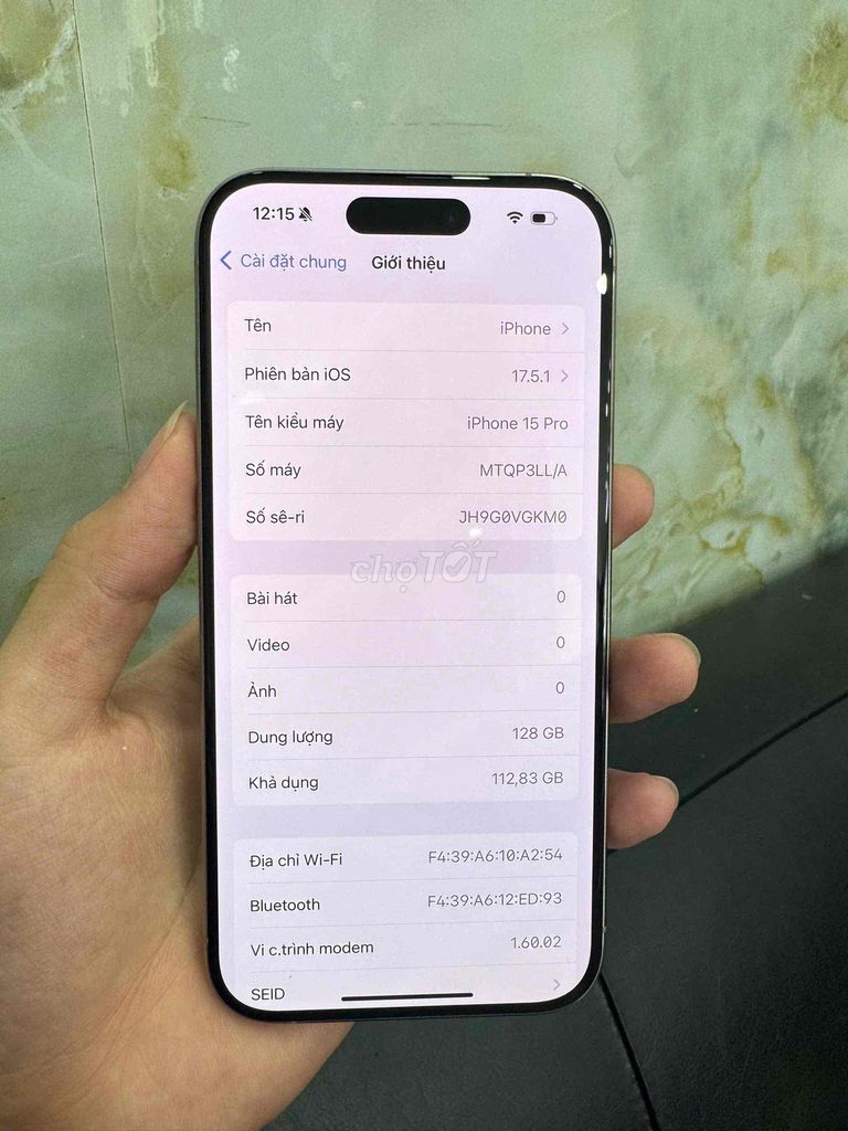 1C 15Pro Lock zin full 128gb pin100 Bao Đậu Nợ Xấu