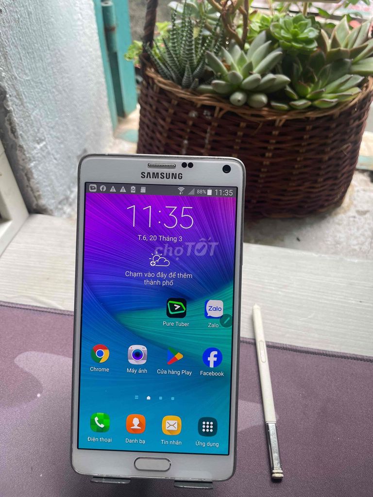 Samsung Galaxy Note 4 32GB Trắng. Mua bán Điện thoại tại Quận Bình Thạnh Tp Hồ Chí Minh được đăng bởi BẢO hình 1