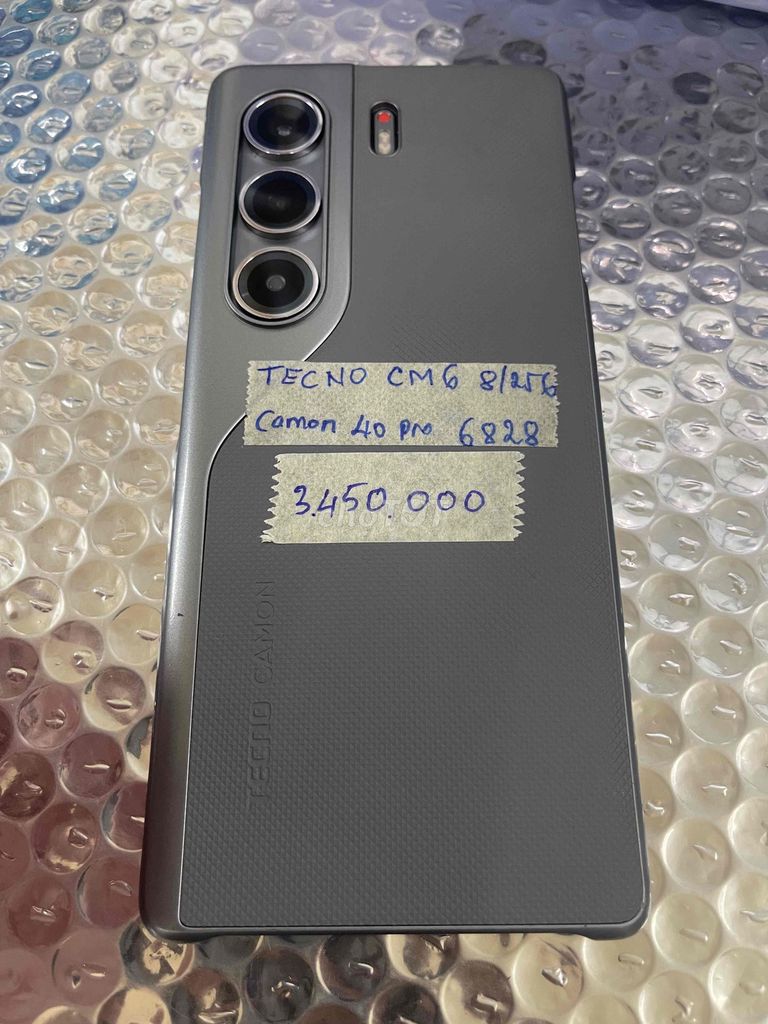 Tecno Camon 40 Pro 8/256Gb. Mua bán Điện thoại tại Quận Ninh Kiều Cần Thơ được đăng bởi Cầm Đồ Anh Quý hình 1