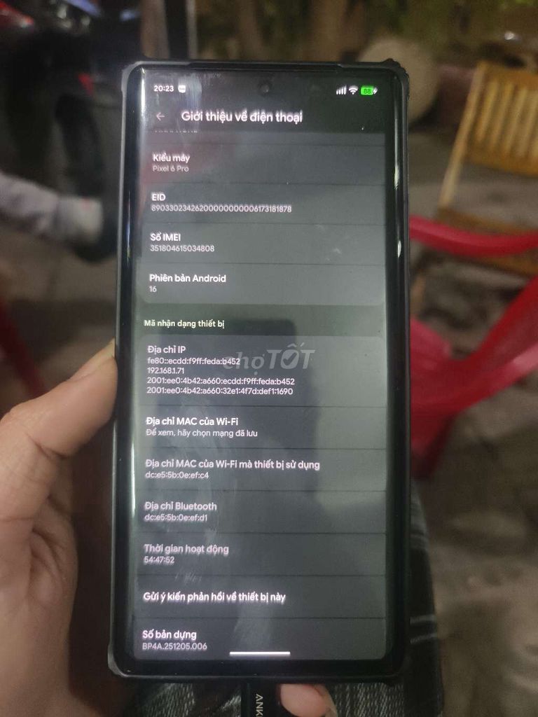 Google Pixel 6 Pro Đen Đã thay màn hình. Mua bán Điện thoại tại Quận Cẩm Lệ Đà Nẵng được đăng bởi Bi Nguyễn hình 1