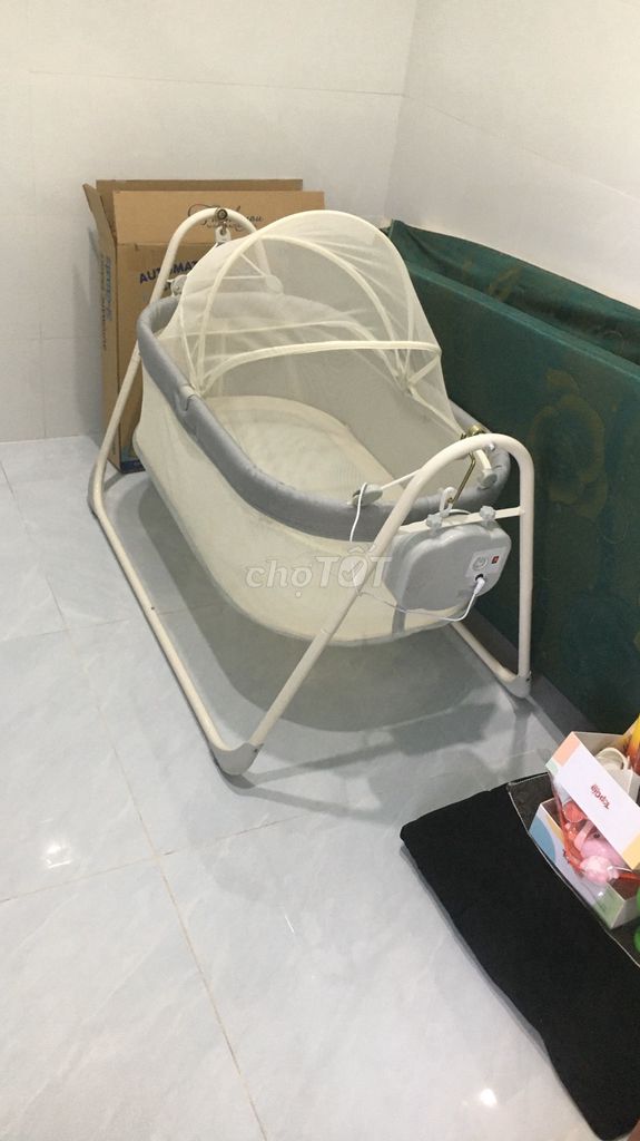 Nôi điện Autoru Trắng. Mua bán Mẹ và bé tại Thành phố Tây Ninh Tây Ninh được đăng bởi Phương cương hình 1