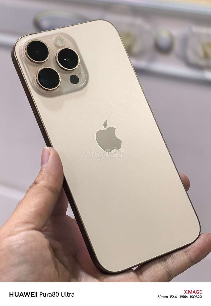 Apple iPhone 16 Pro Max 256GB Vàng Đã qua sử dụng. Mua bán Điện thoại tại Quận 8 Tp Hồ Chí Minh được đăng bởi Đam Mê Công Nghệ hình 1