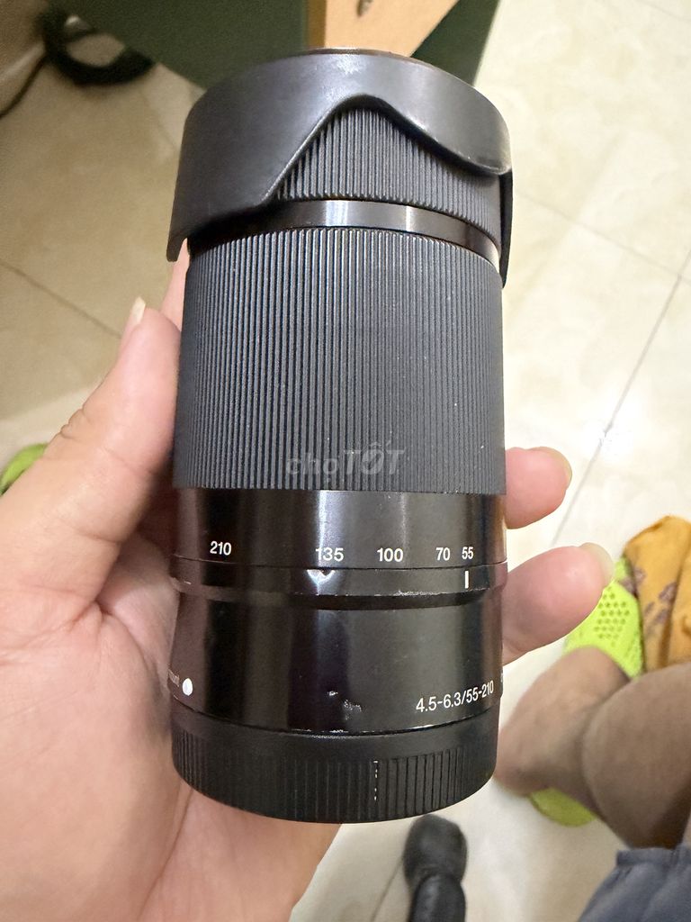 Ống kính Sony E 4.5-6.3/55-210 Đen. Mua bán Máy ảnh, Máy quay tại Thành phố Lào Cai Lào Cai được đăng bởi Thủy Béo hình 1