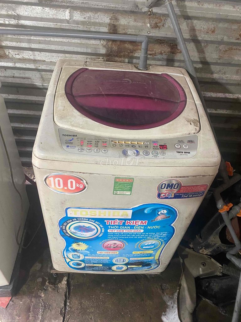 máy giặt toshiba 10kg vẫn chạy ngon hàng xịn