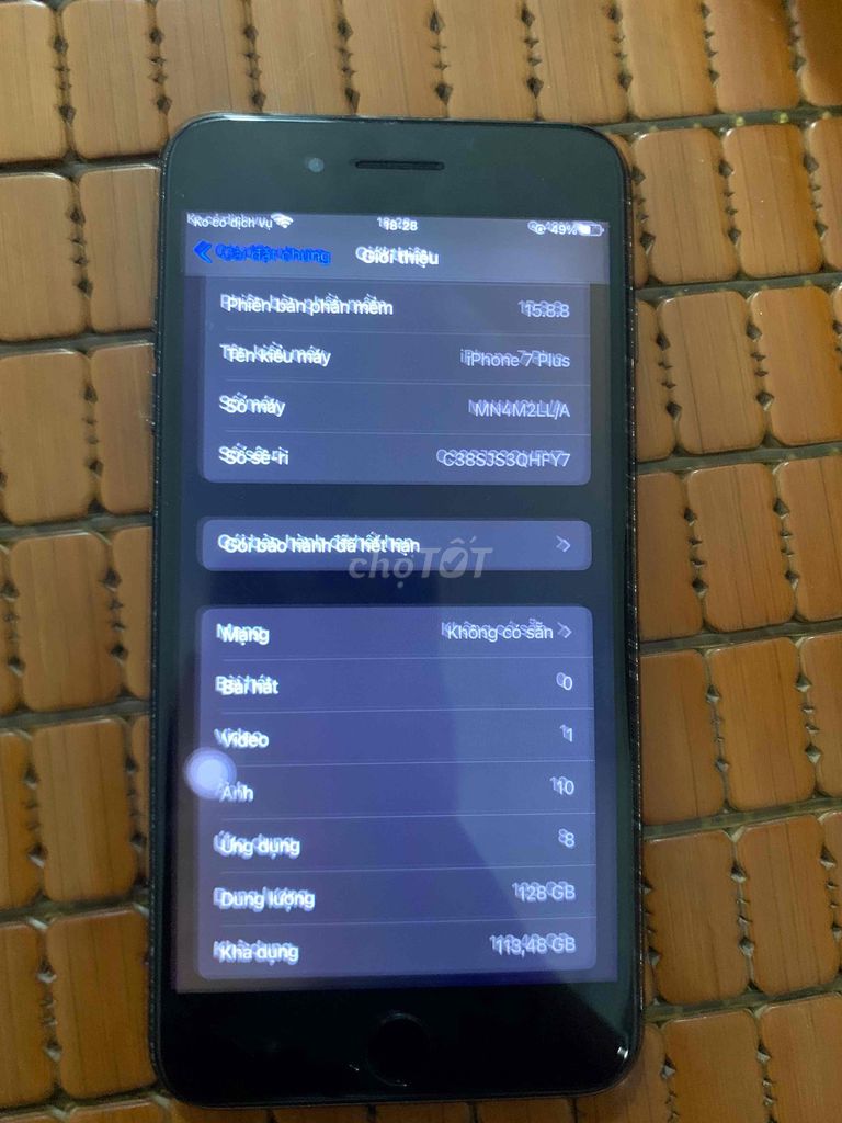 iPhone 7 Plus 128GB Đen. Mua bán Điện thoại tại Huyện Thuỷ Nguyên Hải Phòng được đăng bởi Nhi Tran hình 1