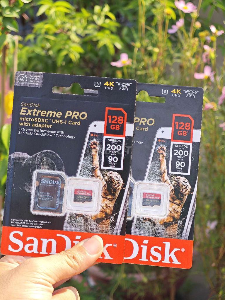 Thẻ nhớ SanDisk Extreme PRO 128GB. Mua bán Phụ kiện (Màn hình, Chuột...) tại Thành phố Thủ Đức Tp Hồ Chí Minh được đăng bởi Hoà hình 1