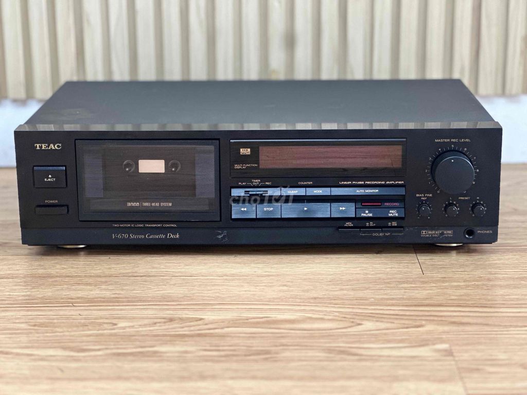 Đầu Cassette Teac V-670 hàng bãi về rin keng. Mua bán Tivi, Âm thanh tại Quận Hải Châu Đà Nẵng được đăng bởi Dũng Audio hình 1