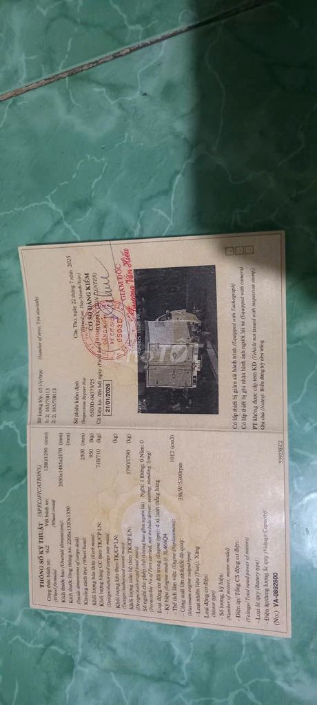 Tải 710kg máy ngon, mây lạnh hãng. Mua bán Xe tải, xe ben tại Huyện Tam Bình Vĩnh Long được đăng bởi Anh Bảy hình 6