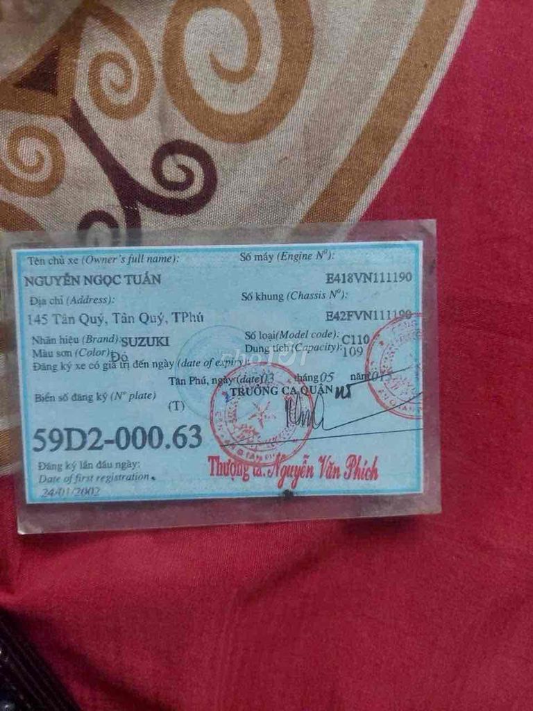 Xipo 202 Xác zin Nguyên Con Bên Malaysia về Nha AE. Mua bán Xe máy tại Quận Tân Phú Tp Hồ Chí Minh được đăng bởi Hien hình 4