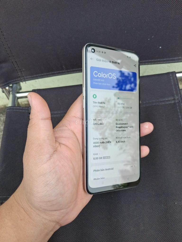OPPO Reno7 4G 8/256GB Cam. Mua bán Điện thoại tại Huyện Trảng Bom Đồng Nai được đăng bởi Quốc Trung  hình 1