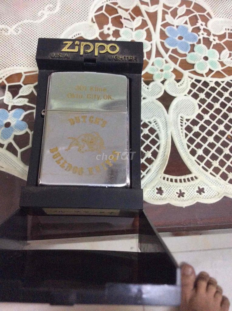 Bật lửa Zippo 1985 Bạc