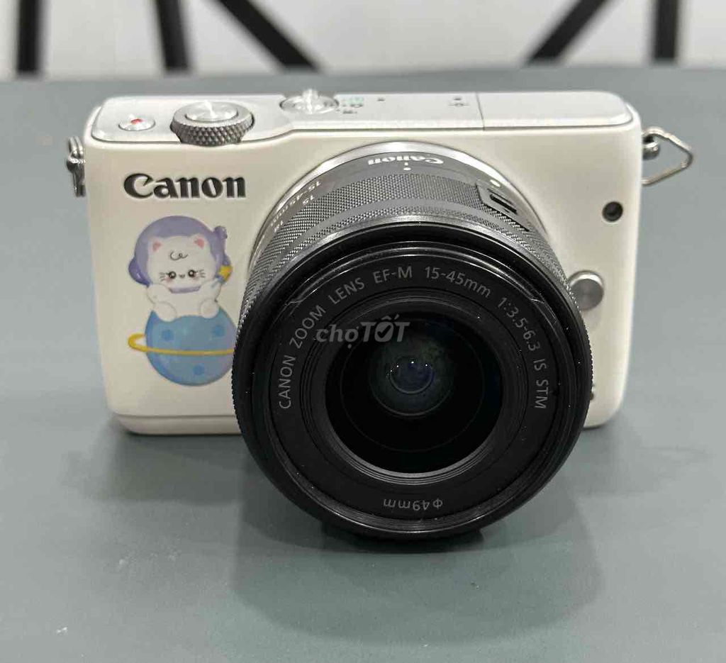 Máy ảnh Canon M10 Trắng kèm lens kit 15-45mm. Mua bán Máy ảnh, Máy quay tại Quận 5 Tp Hồ Chí Minh được đăng bởi Phan Thế Phong  hình 1