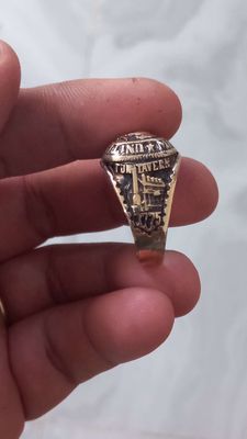 Nhẫn nam Thủy Quân Lục Chiến xưa size 20 đẹp