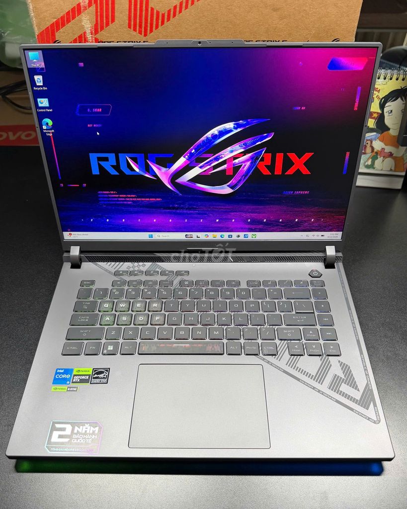 Asus ROG Strix G16 i5-13450HX-8G/512G/RTX4050 6GB. Mua bán Laptop tại Quận 12 Tp Hồ Chí Minh được đăng bởi Quỳnh Bích hình 1