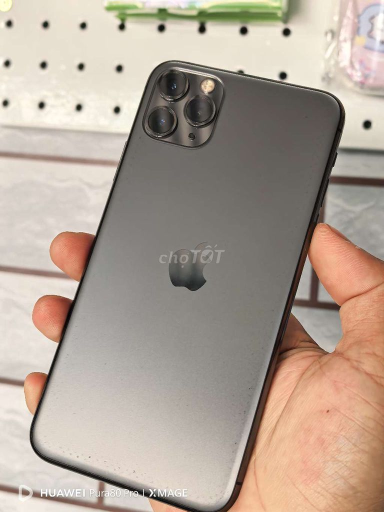Apple iPhone 11 Pro Max 64GB Xám. Mua bán Điện thoại tại Thành phố Long Xuyên An Giang được đăng bởi Bơ Store  Điện thoại xách tay hình 1