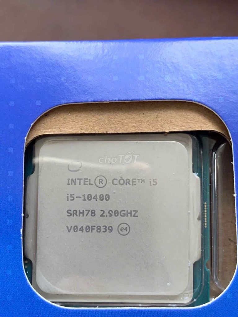 CPU I5 10400 Fullbox tản zin chưa xài