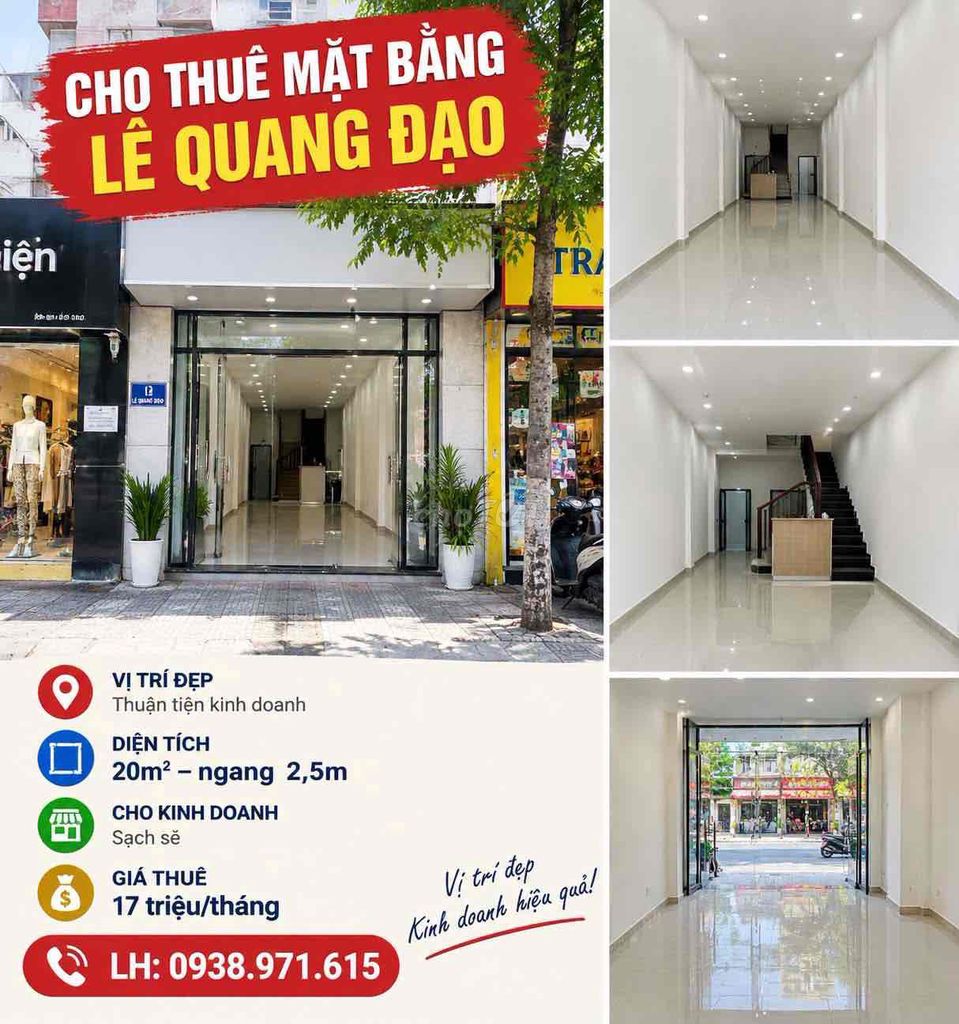 CHO THUÊ MB LÊ QUANG ĐẠO