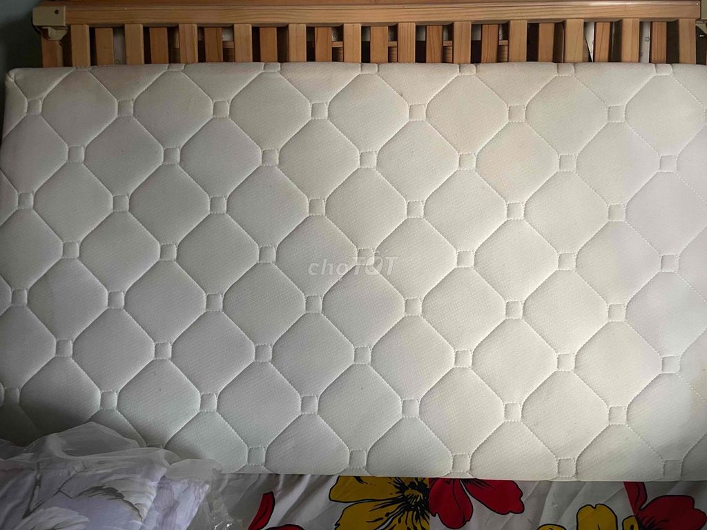 Nôi gỗ Chilux 6 in 1 + Đệm cũi xơ dừa