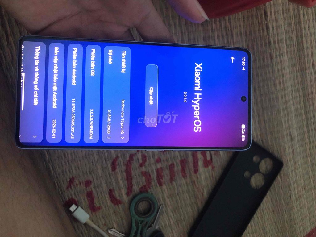 Xiaomi Redmi Note 13 Pro 4G 128GB Tím. Mua bán Điện thoại tại Thành phố Thủ Dầu Một Bình Dương được đăng bởi triều nguyễn văn hình 1