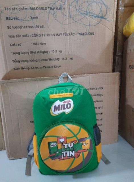 0902988189 - Set 10 balo milo mẫu mới