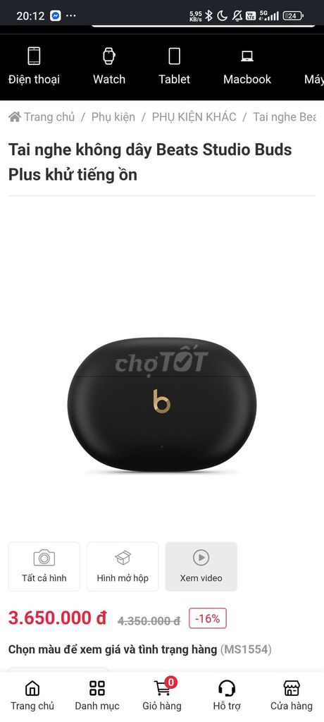 Tai nghe Beats Studio Buds Plus Đen Khử tiếng ồn. Mua bán Tivi, Âm thanh tại Thành phố Buôn Ma Thuột Đắk Lắk được đăng bởi Tên chưa cung cấp hình 1