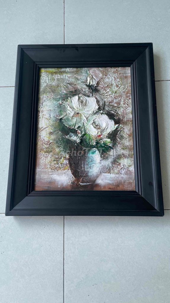 Tranh sơn dầu Nghệ thuật 400x500 Đa màu. Mua bán Đồ sưu tầm, đồ cổ tại Quận 11 Tp Hồ Chí Minh được đăng bởi JAPAN hình 1