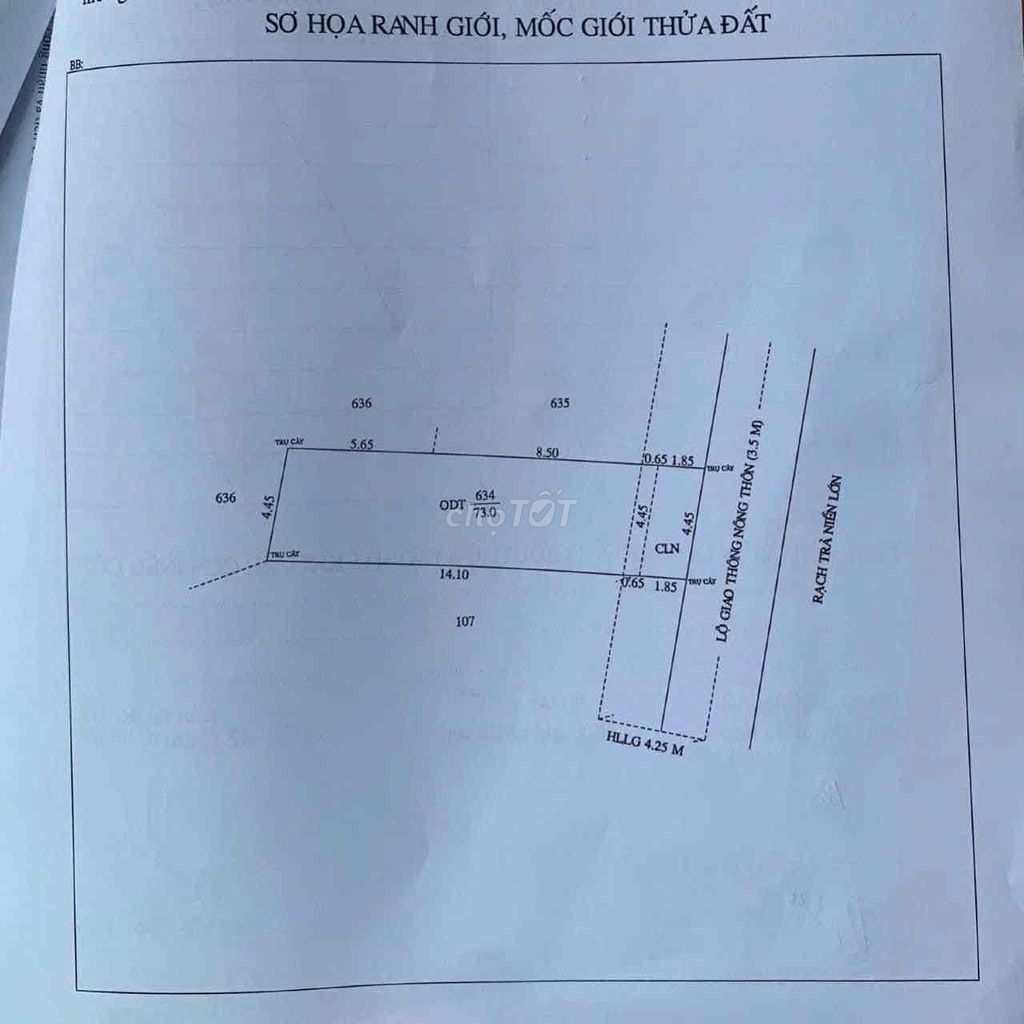 NỀN THỔ CƯ LỘ Ô TÔ CÁCH NVC 2Km 73m2 Giá 459 Triệu Thị Trấn Phong Điền