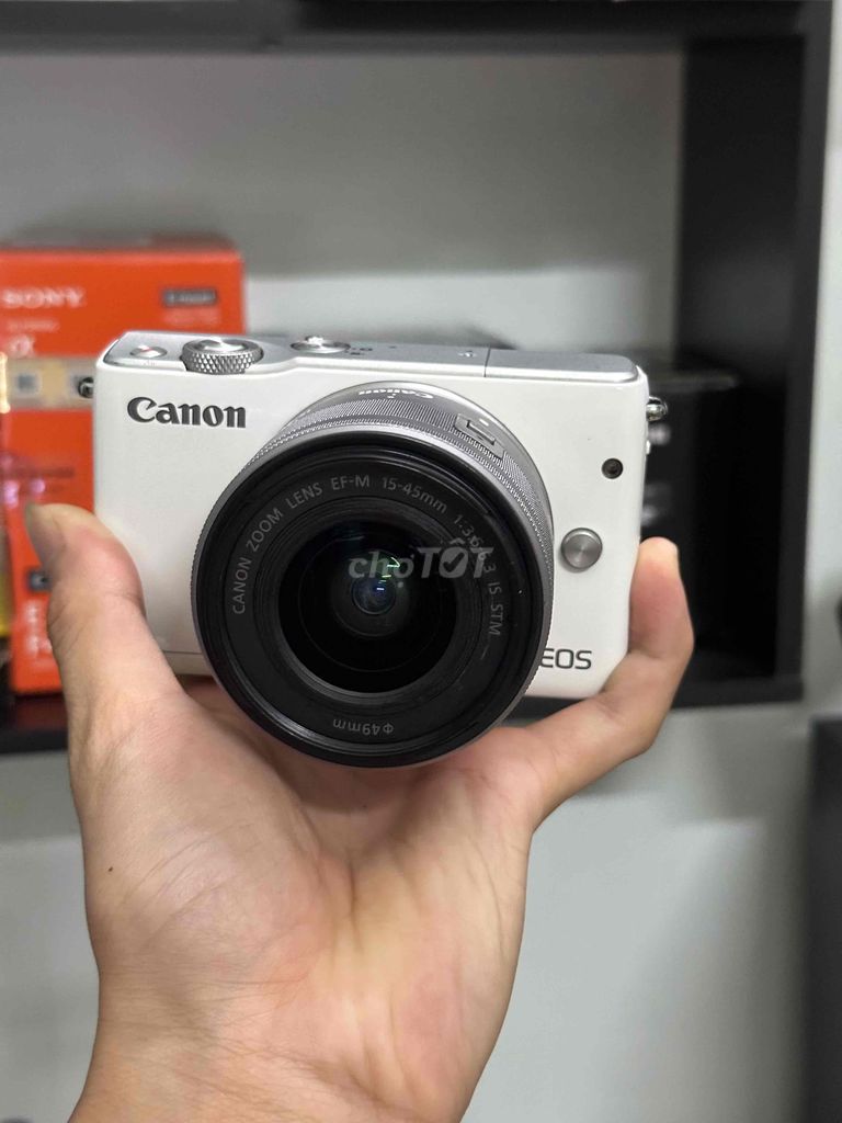 Máy ảnh Canon EOS M10 Trắng 15-45mm. Mua bán Máy ảnh, Máy quay tại Quận Thanh Khê Đà Nẵng được đăng bởi Lê Văn Thống hình 1