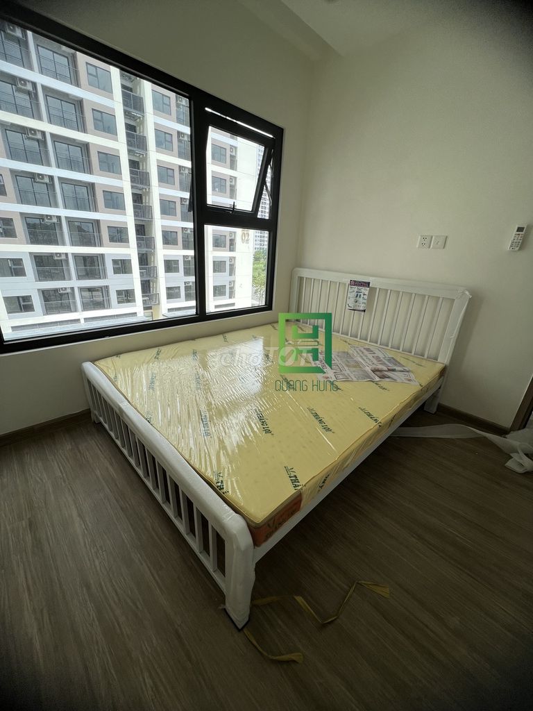 Giường sắt hộp 4 x8 cao cấp Trắng Hiện đại. Mua bán Giường, chăn ga gối nệm tại Thành phố Thủ Đức Tp Hồ Chí Minh được đăng bởi Nội Thất Quang Hùng hình 1