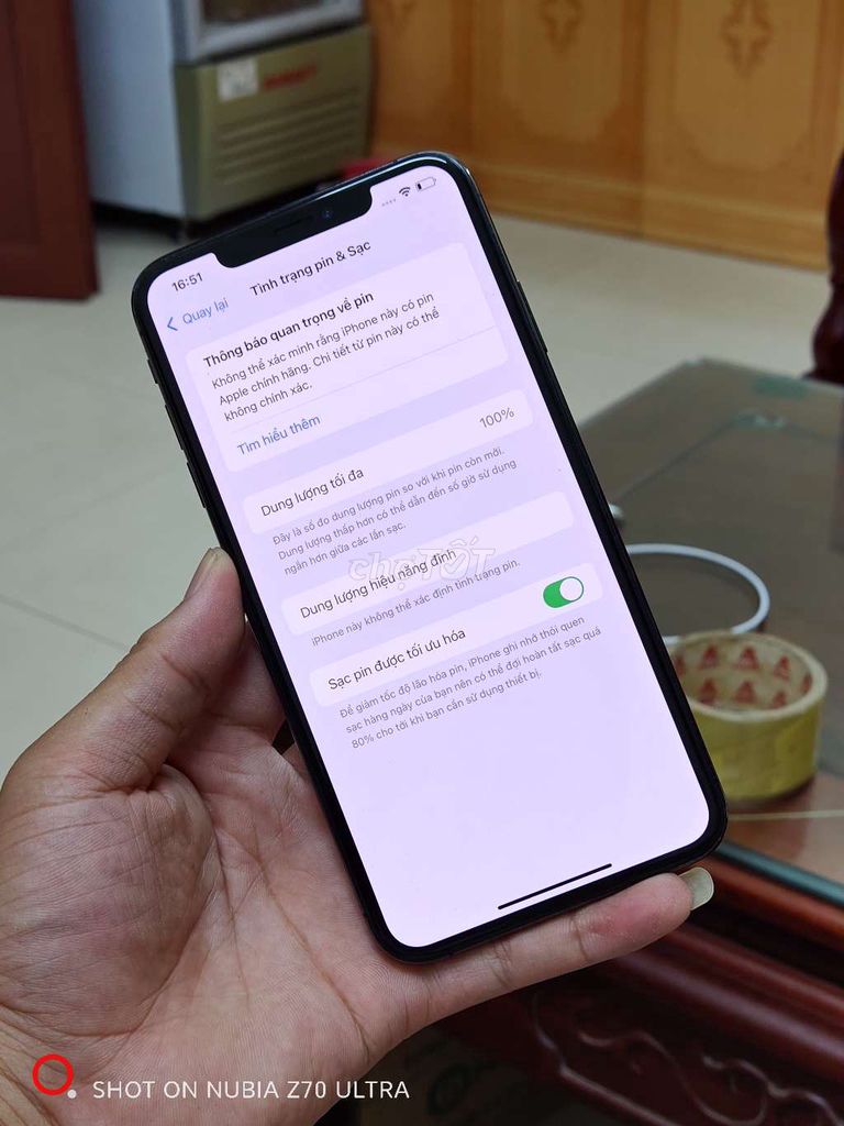 Iphone xsmax 512G pin 100. Mua bán Điện thoại tại Thành phố Bắc Ninh Bắc Ninh được đăng bởi thành mobile hình 4