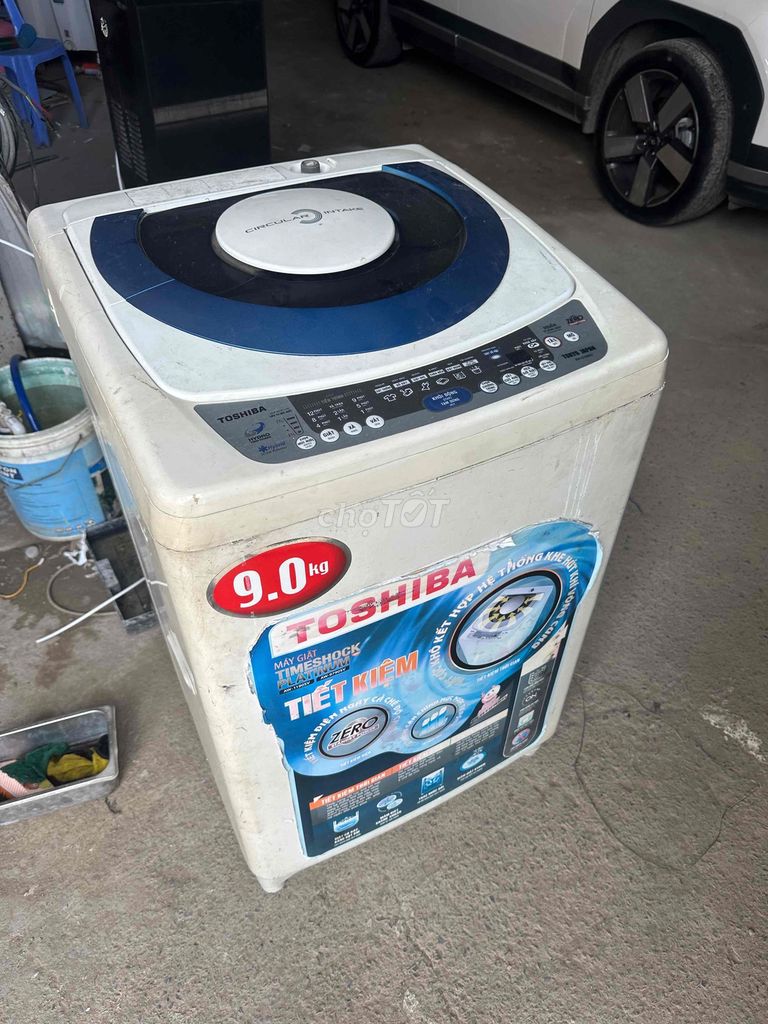 Máy giặt Toshiba 9kg Trắng bảo hành 6 tháng. Mua bán Máy giặt tại Thành phố Biên Hòa Đồng Nai được đăng bởi Cửa hàng điện lạnh dương thanh lý hình 1