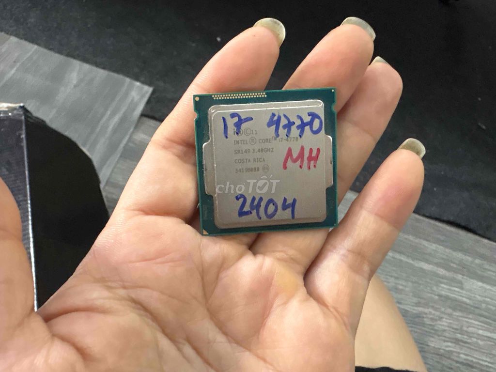 CPU Intel Core i7-4770 3.40GHz THÁO MÁY CHẠY KHOẺ. Mua bán Linh kiện (RAM, Card...) tại Quận Gò Vấp Tp Hồ Chí Minh được đăng bởi ngọc trang hình 1