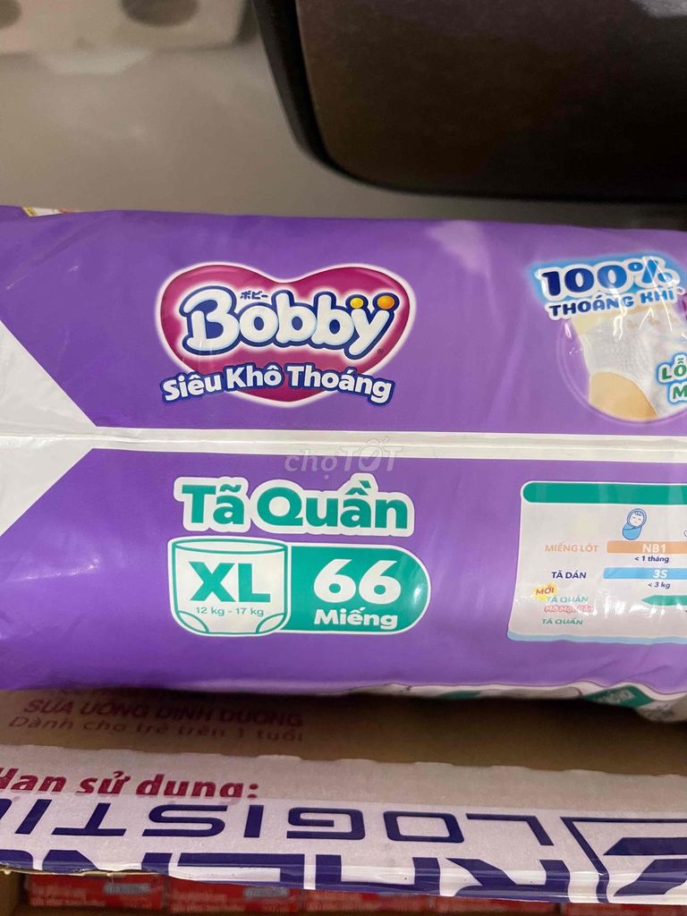 Tã quần Bobby XL 66 miếng. Mua bán Mẹ và bé tại Thành phố Thuận An Bình Dương được đăng bởi Linh Hoang hình 1
