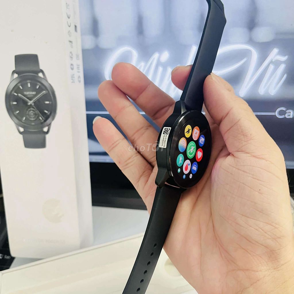 Xiaomi Watch S3 Đen. Mua bán Thiết bị đeo thông minh tại Quận Gò Vấp Tp Hồ Chí Minh được đăng bởi AnVũ02 hình 1