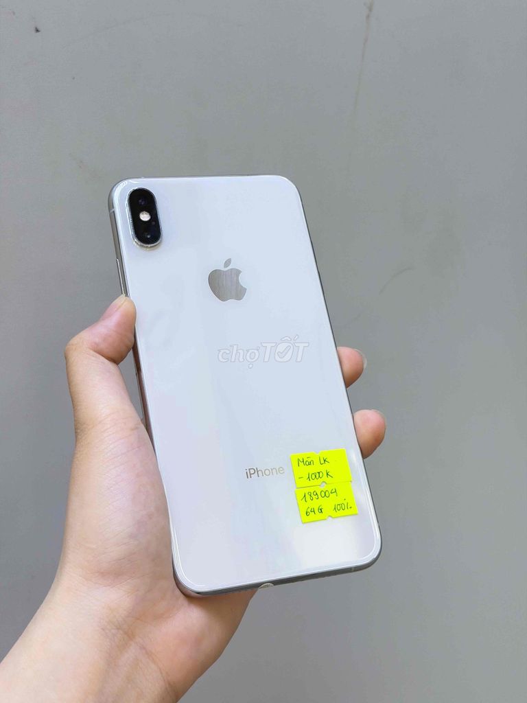 iPhone XS Max 64GB QT Bạc. Mua bán Điện thoại tại Quận Thanh Khê Đà Nẵng được đăng bởi XTsmart147HamNghi hình 1