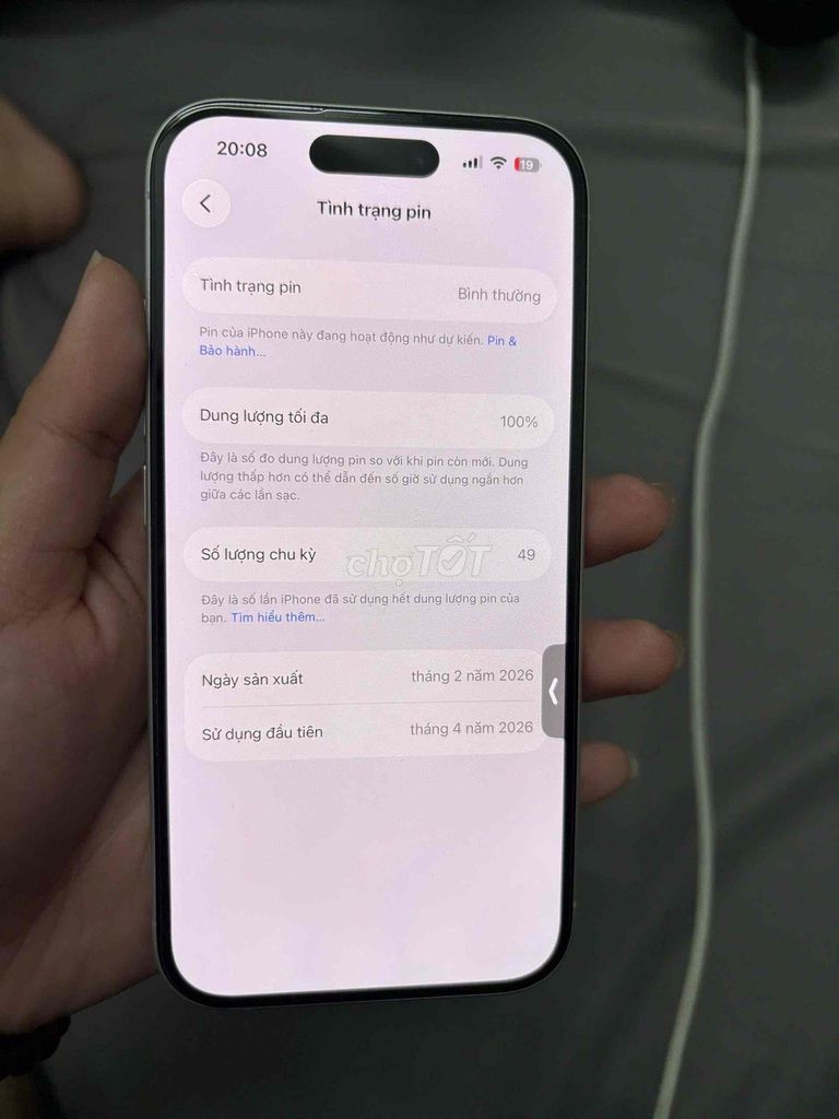 Apple iPhone 16 2 sim eid còn bh 9t. Mua bán Điện thoại tại Quận Tân Bình Tp Hồ Chí Minh được đăng bởi hana hình 1