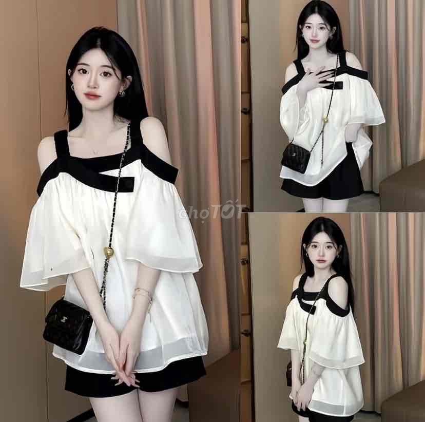 Set quần áo nữ tơ voan BARE. Mua bán Quần áo tại Huyện Dầu Tiếng Bình Dương được đăng bởi Ngoc Linh hình 1