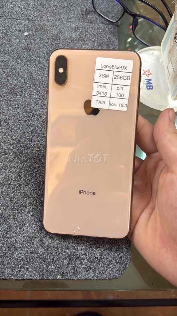 iPhone XS Max 256GB Vàng - Bảo hành dài!. Mua bán Điện thoại tại Quận Cầu Giấy Hà Nội được đăng bởi Long blue 9x hình 1