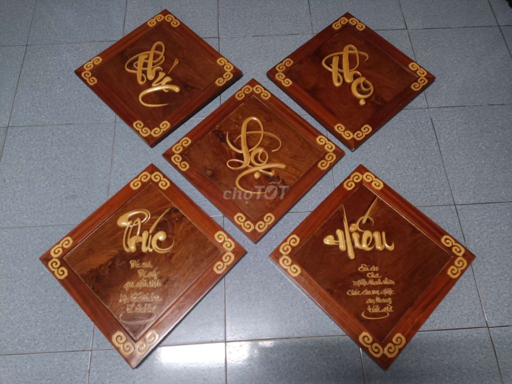 Tranh gỗ thư pháp Phong thủy Gỗ tự nhiên Nâu. Mua bán Đồ sưu tầm, đồ cổ tại Thành phố Buôn Ma Thuột Đắk Lắk được đăng bởi Tran Vinh hình 1