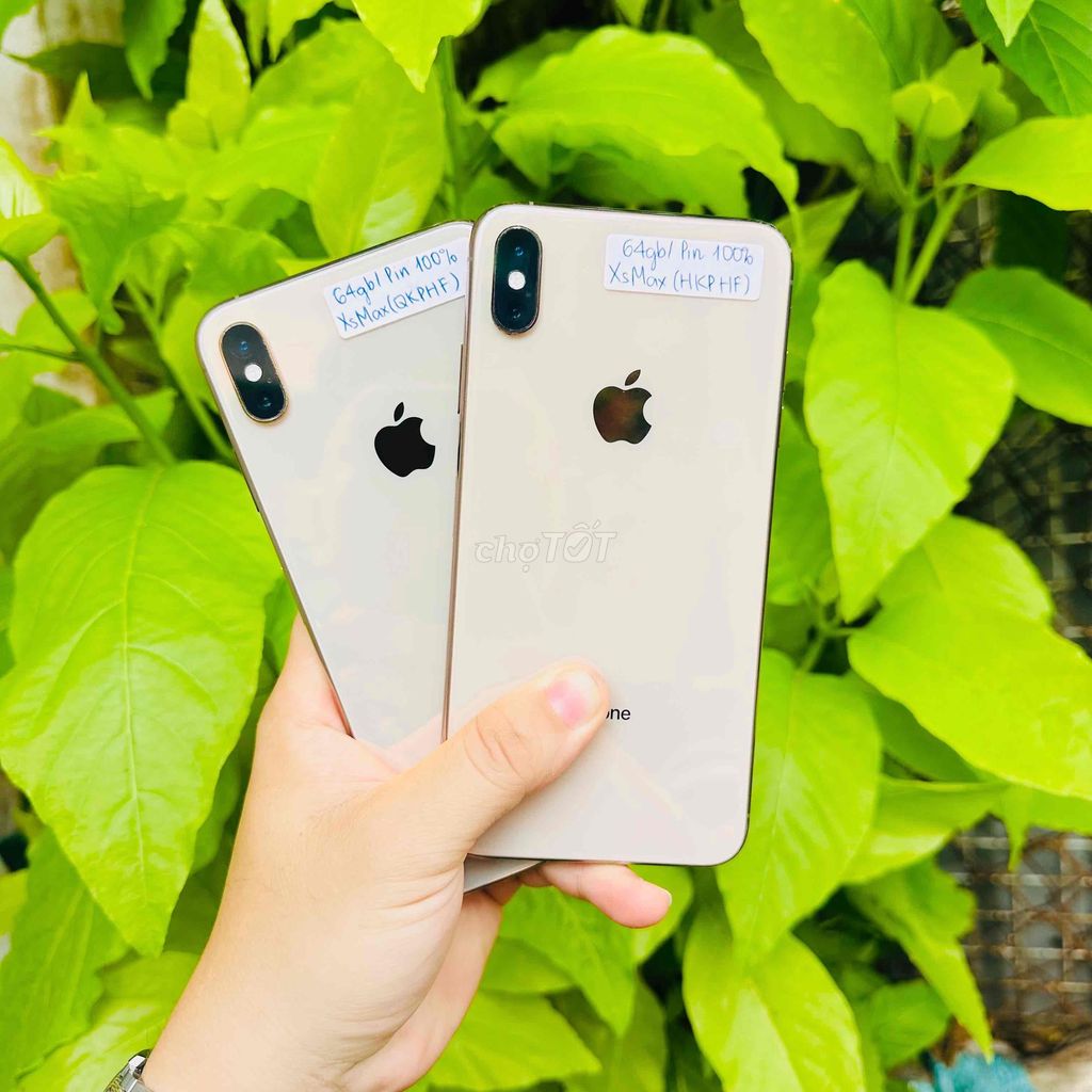 🍎 XSMAX GOLD 64GB QTẾ LL/A MỸ ĐẸP CẬN 99% PIN 100%