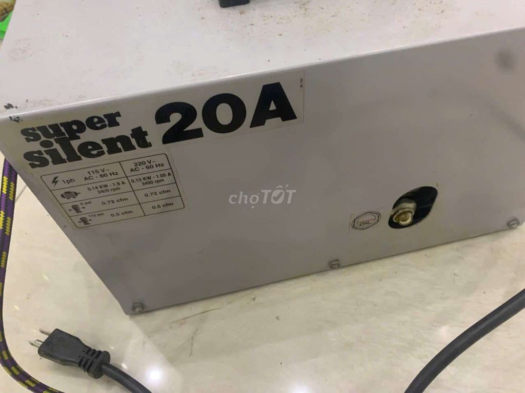 Máy nén khí Silentaire Super Silent 20A. Mua bán Đồ chuyên dụng, Giống nuôi trồng tại Quận Dương Kinh Hải Phòng được đăng bởi Quang Tú  hình 1
