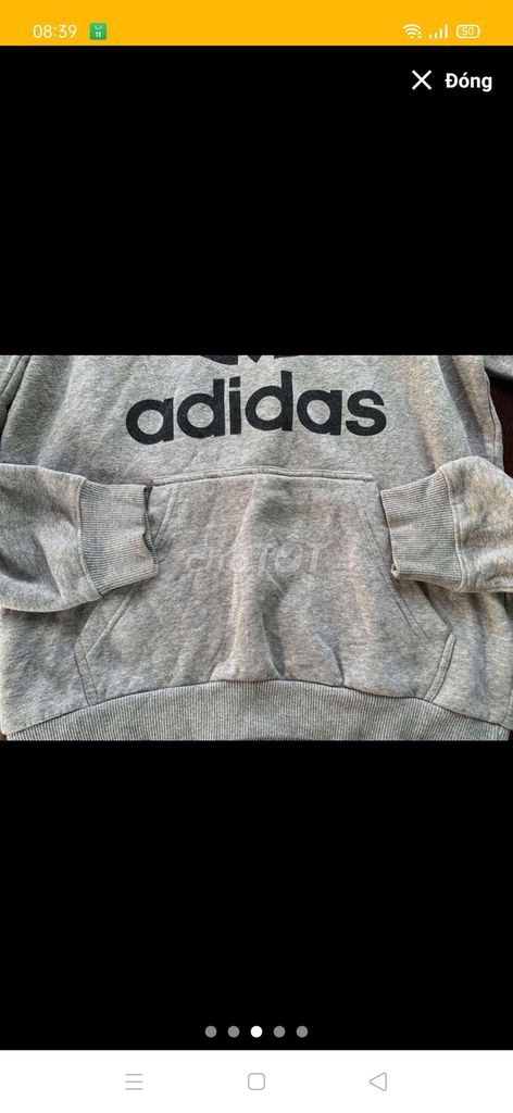 Áo khoác Adidas thun chính hãng Mỹ USA,
Size M. Mua bán Quần áo tại Quận 3 Tp Hồ Chí Minh được đăng bởi Ty phạm 2hand hình 4