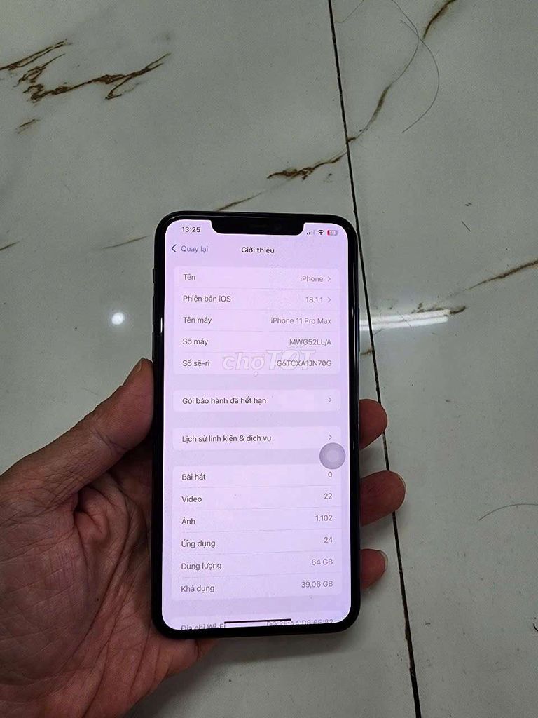 Bán Iphone 11promax lock còn face zin kèm sim ghép